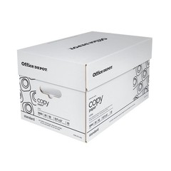 Office Depot Copy Paper, 10 Reams, White, Letter (8.5″ x 11″), 5000 Sheets/ Case
