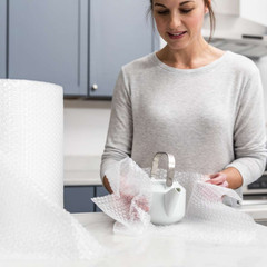 Duck Brand Small Bubble Cushioning Wrap [3/16 inch bubbles]: 12 in. x 175 ft. Cl