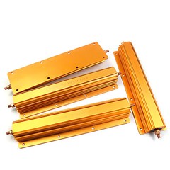 5W/10W/25W/50W/100W/200W-500W Golden Aluminium Metal Resistor Wirewound 0.1-10KΩ