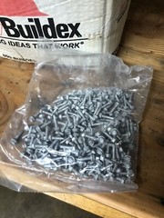 #10x 3/4″ GALVANIZED SELF DRILL Sheet Metal Screw Hex Head Washer BAG 250 5/16”