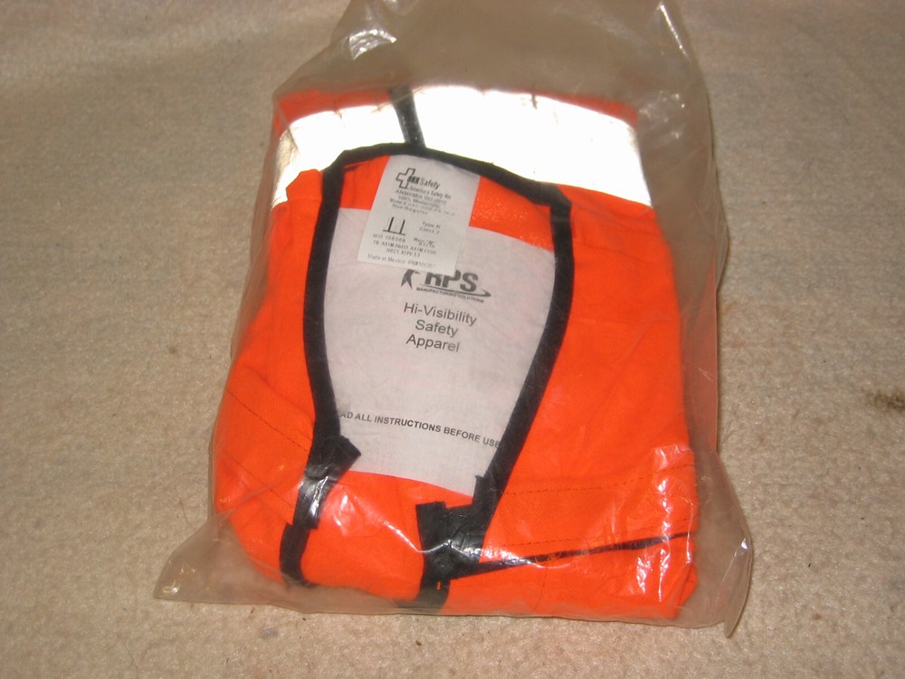 ORR Safety Hi Visibilty Safety Vest Size Regular Type R Class 2 Loc T 9