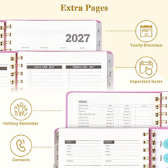 Academic Planner 2026-2027, July 2026 – June 2027, A5 Weekly & Monthly Planner,