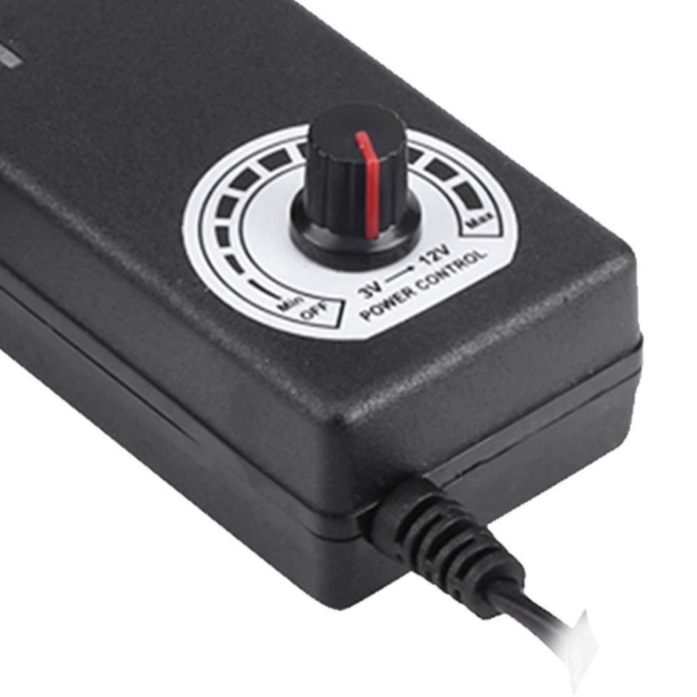 AC To DC Adapter 3-12V 2A Adjustable Power Supply Motor Speed Controller