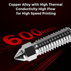 K1 Nozzle Kits 0.4Mm 0.6Mm 0.8Mm, 4Pcs Hardened Steel Nozzles & 4Pcs Copper Allo