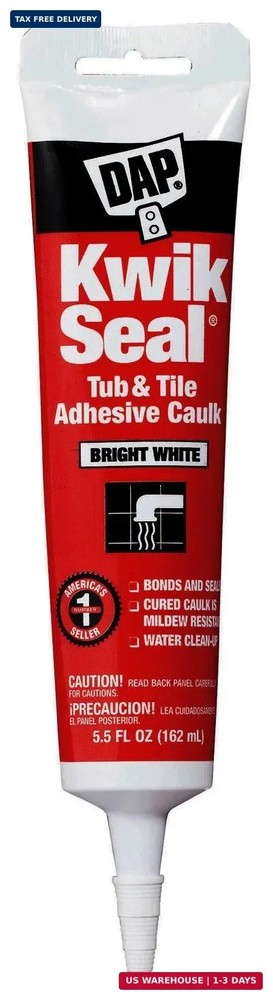 CAULK KWIKSEAL WHT 5.5OZ