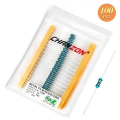 100pcs 1/4W 0.25W 18 ohm Metal Film Fixed Resistor 0.01 1 Tolerance 18R MF