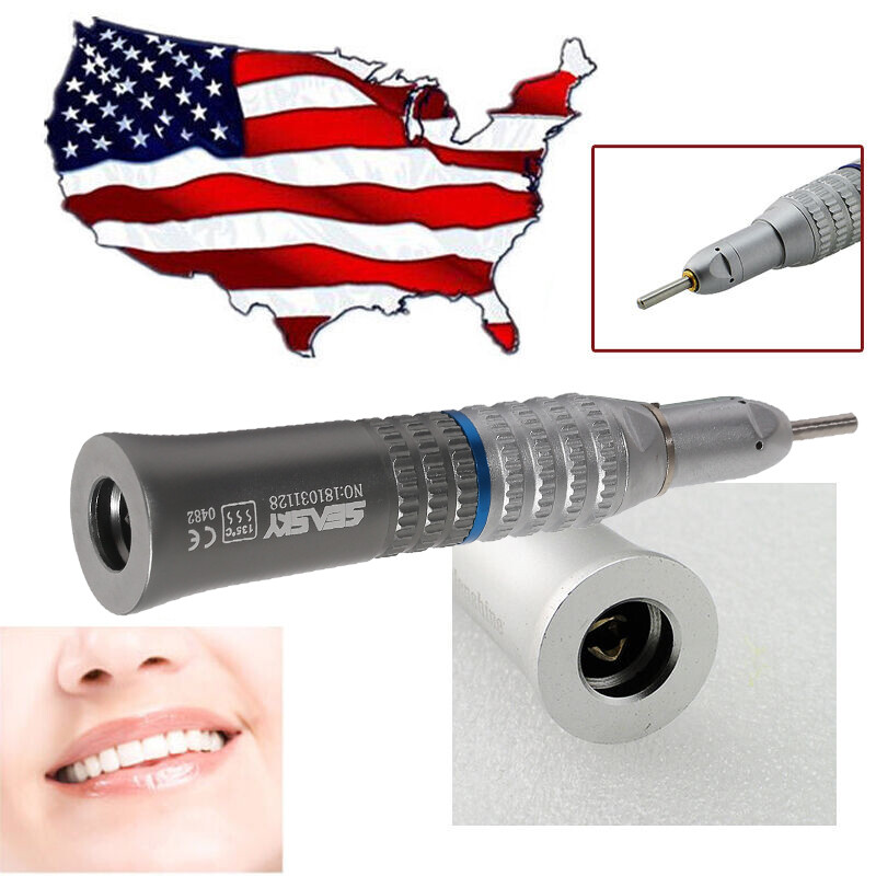 Dental Straight Nose Handpiece 1:1 NSK Style Slow Speed Attachment E-Type