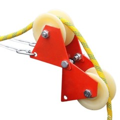 Lifting Pulley System Roof Top, Rope Block and Tackle Pulley System for Lifting