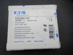 Eaton FAZ-D2/1-SP DIN Rail Circuit Breaker 2A 277V AC 1 Pole (FREE SHIPP)