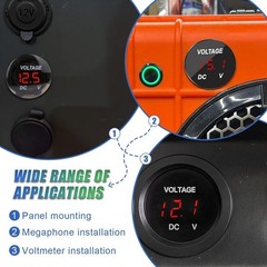 High-Quality 12V Battery Voltage Tester – Rugged, Lightweight & Easy to Install