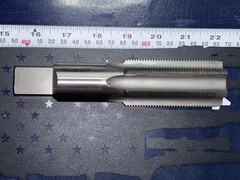 GTD 1-1/2-12 NF PLUG TAP 1 1/2-12 G H4 Straight Flute 6FL HS 1-1/2” 12tpi USA
