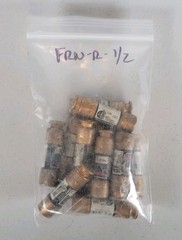 Lot of 12 Bussmann Buss Fusetron FRN-R-1/2 Fuse 1/2A 250V 1/2 Amp