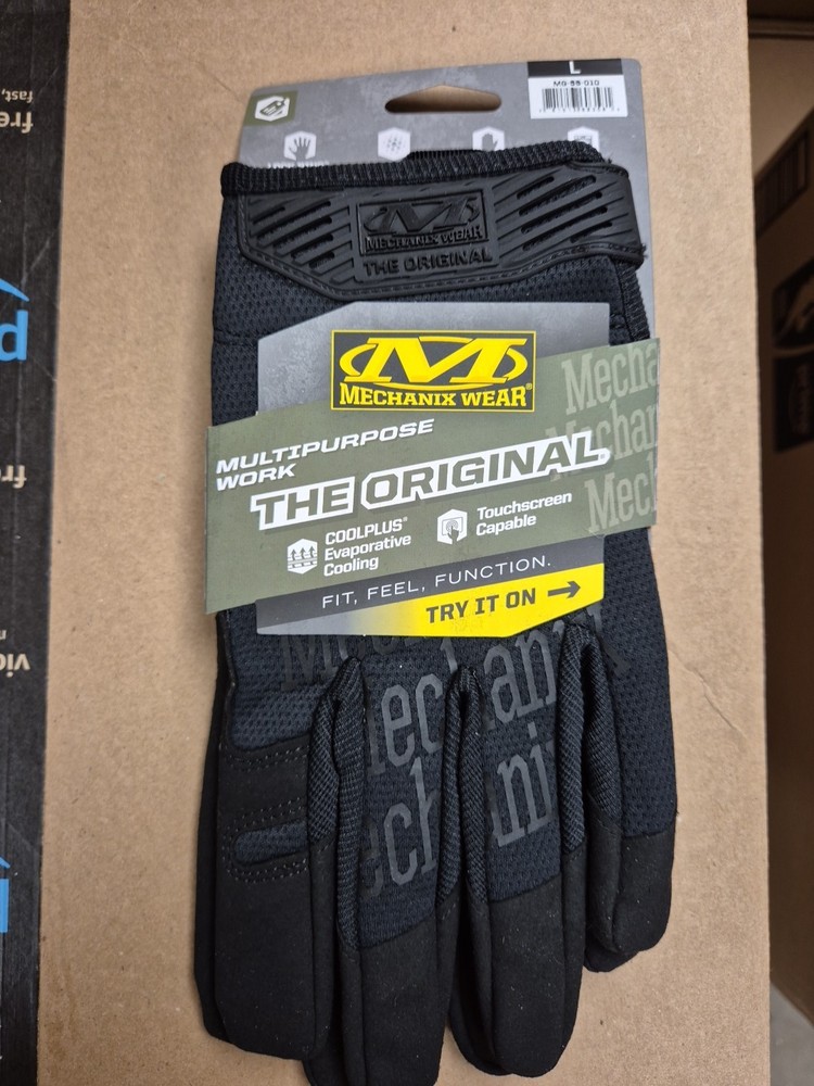 Mechanix Wear MG-55-010 The Original Work Gloves, Covert Size L