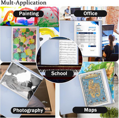 40 Pages A3 Art Portfolio Case Diamond Painting Storage Book for Artwork Photo