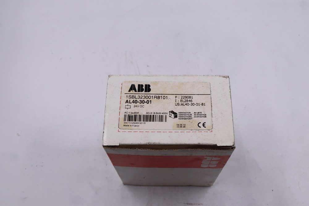 ABB AL40-30-01 CONTACTOR MADE IN FRANCE