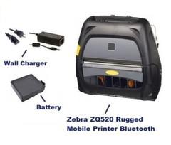 Zebra ZQ52-AUE0000-00 Bluetooth Label Printer w/ Battery, Charger, Belt Clip!🔥⭐