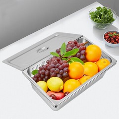 3-Pack Full Size Hotel Pan Steam Table Pan Restaurant Dishes Food Warmer Tray