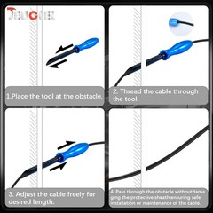5PCS Wire Insertion Tool Set, Piercing, Lead Wire Threading, Handhold Auto Re…