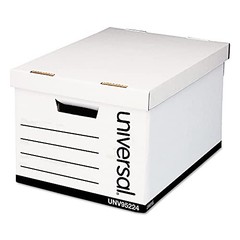 UNIVERSAL HEAVY-DUTY FAST ASSEMBLY LIFT-OFF LID STORAGE 95224 – WHITE