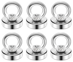 Fishing Magnetic Hooks hanger 40 60 N52 100 lbs Heavy Duty strong magnet set lot