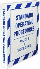 Industrial Standard Operating Procedures SOP Storage Case Metal Binder Rings