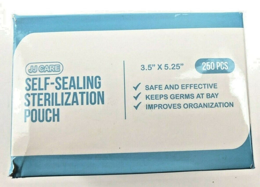 250Pcs Self-Sealing Sterilization Pouches Autoclave Sterile Bags 3.5″ X 5.25″