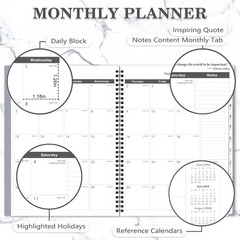 Monthly Planner 2026-2028 – 2 Year Planner from July 2026 to June 2028, 8.5”…
