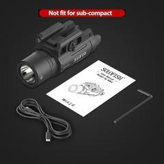 1500Lm Slidable Pistol Light And Green Beam Combo With Strobe/Momentary
