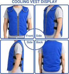Cooling Vest for Men Women, Ice Vest with Reusable Ice Packs Ice Jacket for Work