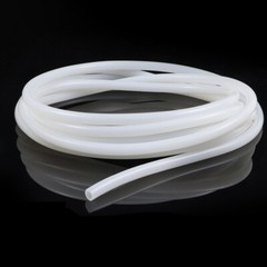 ID 2mm-38mm High Temp Industrial Silicone Tubing Flexible Rubber Hose Pipe White