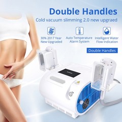 Professional Cool Freeze Beauty Machine 2 Handle for Body Silhouette Enhancement