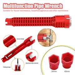 Faucet Sink Installer Multi Tool Pipe Wrench For Plumbers Homeowners Spanner USA