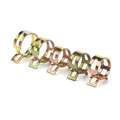 115X Hose Spring Clamps 6-22mm Fastener Fuel Water Line Pipe Air Tube Clips Kit