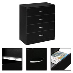 LEADZM 4 Drawers Dresser, Dresser Chest of Drawers for Home Office