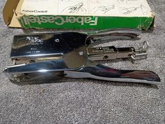 NEW Vintage Faber-Castell FC-1 Handheld Heavy Duty Stapler Made in Sweden EUC
