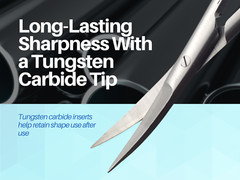 Scissors 5.5″ LaGrange Gold Plated Handle with Tungsten Carbide Inserts ARTMAN