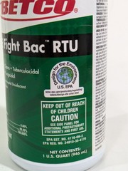 Betco GE Fight Bac RTU Disinfectant 390 Cleaner 32oz / 1 Quart Bottle [946 mL]