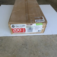 GE Main Breaker 200A 4 Spaces 8 Circuits Surface Mount Ring Type TSM420CSCUP