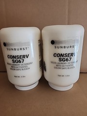 Sunburst Conserv SG67 Laundry Detergent with Color Safe Bleach – 5 lbs, 2/CASE