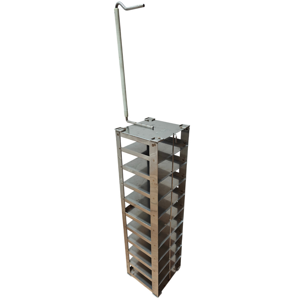 2” Square Box Rack for MVE Cryosystem 6000 LN2 (10 Box Slots) Cryogenic Freezers