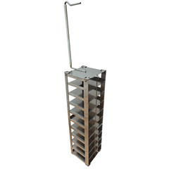 2” Square Box Rack for MVE Cryosystem 6000 LN2 (10 Box Slots) Cryogenic Freezers
