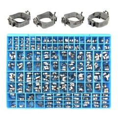 85 Sets Orthodontic Molar Band Prewelded Buccal Tube Lingual Sheath Roth MBT 3M
