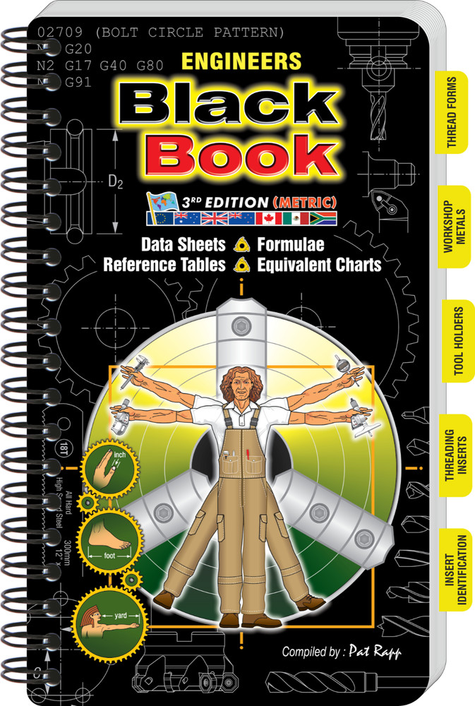 ENGINEERS BLACK BOOK (POCKE T-SIZED) Current for 2026 (METRIC) ENGINEERING XYZ