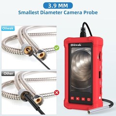 3.5m 1080P HD 3.9MM 4.3″ Screen Industrial Endoscope Borescope Inspection Camera