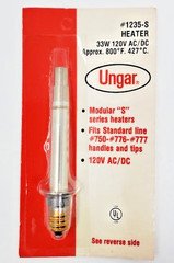 Weller Ungar Heater No. 1235-S 33W 120V 700-750 Degrees 1/8 Tip E-12 Base USA