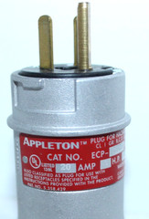 ⭐️NEW UNOPENED BOX⭐️ Appleton ECP-2023 Straight Blade Plug, 125V, 20A 🔴USA🔵