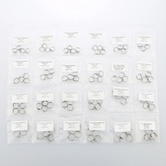 Dental 1st Molar Bands Roth 022 Plain Band Buccal Tube U1L1 Lingual Cleats 29-43