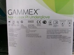 *50-Pairs* Ansell Gammex Non-Latex PI Underglove PF Size-8.5 Gloves 20687285