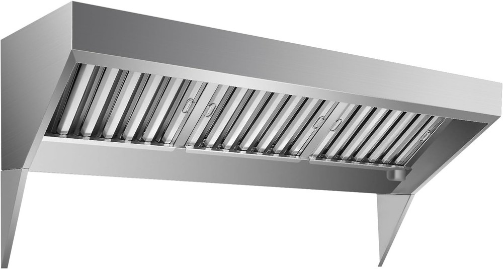 6FT Commercial Exhaust Hood Exhaust Food Truck Concession Trailer Hood