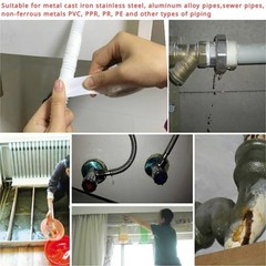 Self Fusing Silicone Tape Waterproof HighTemp Leak Repair Plumbing Insulation